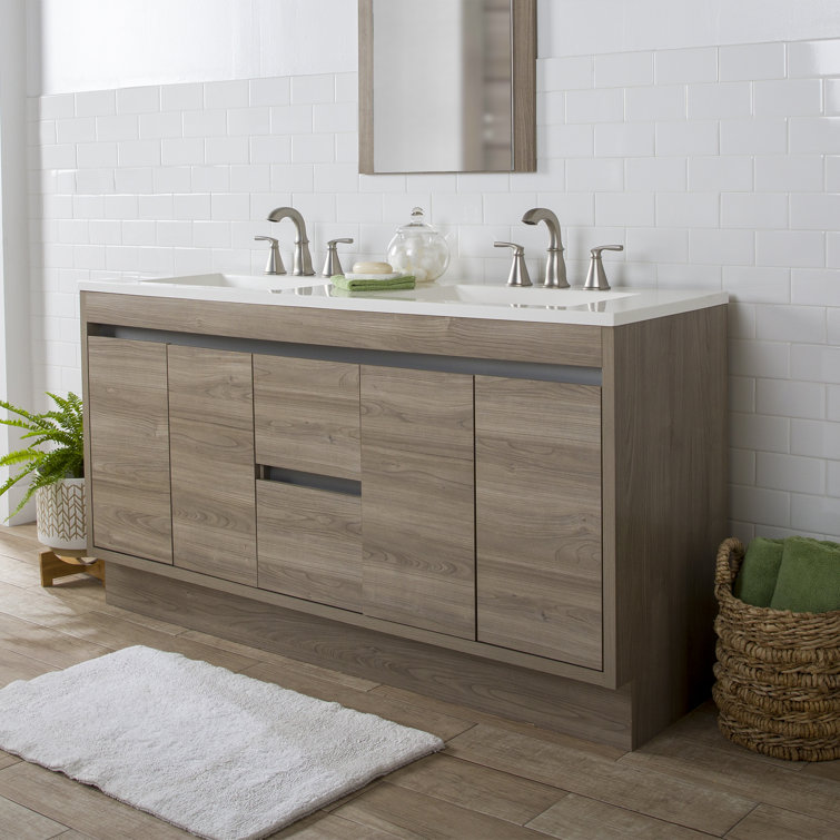 Latitude Run® 60" Double Bathroom Vanity Set Wayfair